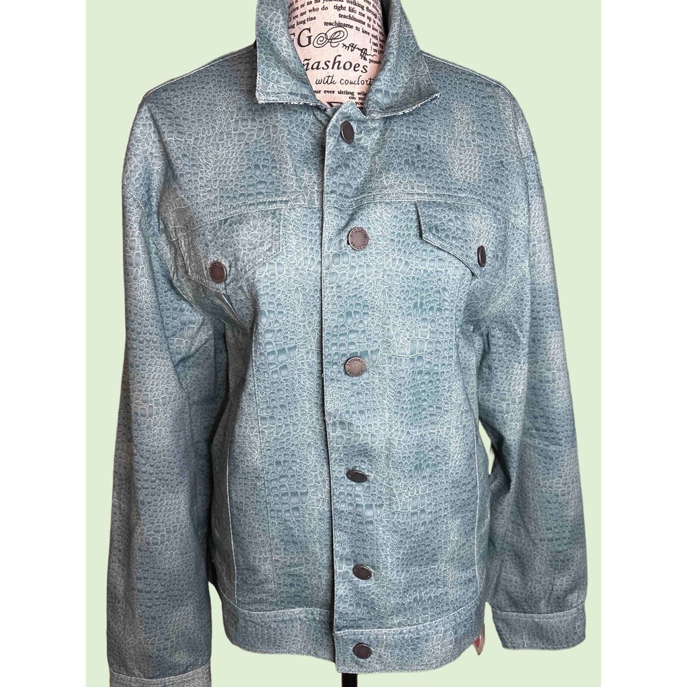 Unique FIND! Brooklyn Brigade Queen Croc Trucker Green Size Large NWT $278